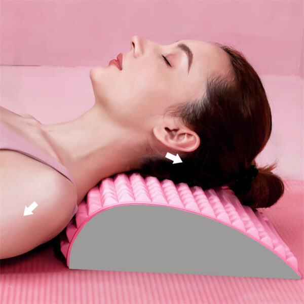 Back Stretcher Pillow Neck Lumbar Support Massager For Neck Waist Back Sciatica Herniated Disc Pain Relief Massage Relaxation - Image 6